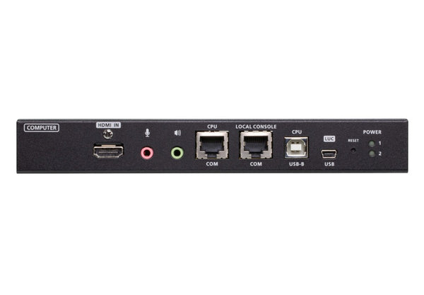 Aten 1-Local / Remote Shared Access Single Port 4K HDMI KVM over IP Switch with Redundant LAN and Power, up to 4K DCI (4096 x 2160) @ 30 Hz