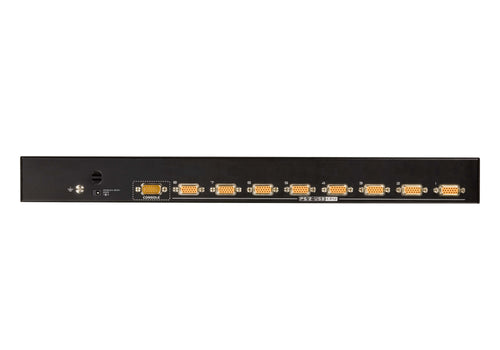 Aten Rackmount KVM Switch 8 Port VGA PS/2-USB, 1x Custom KVM Cable Included, Selection Via Front & USD Menu, Broadcast Mode - Image 2