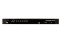 Aten Rackmount KVM Switch 8 Port VGA PS/2-USB, 1x Custom KVM Cable Included, Selection Via Front & USD Menu, Broadcast Mode - Image 3