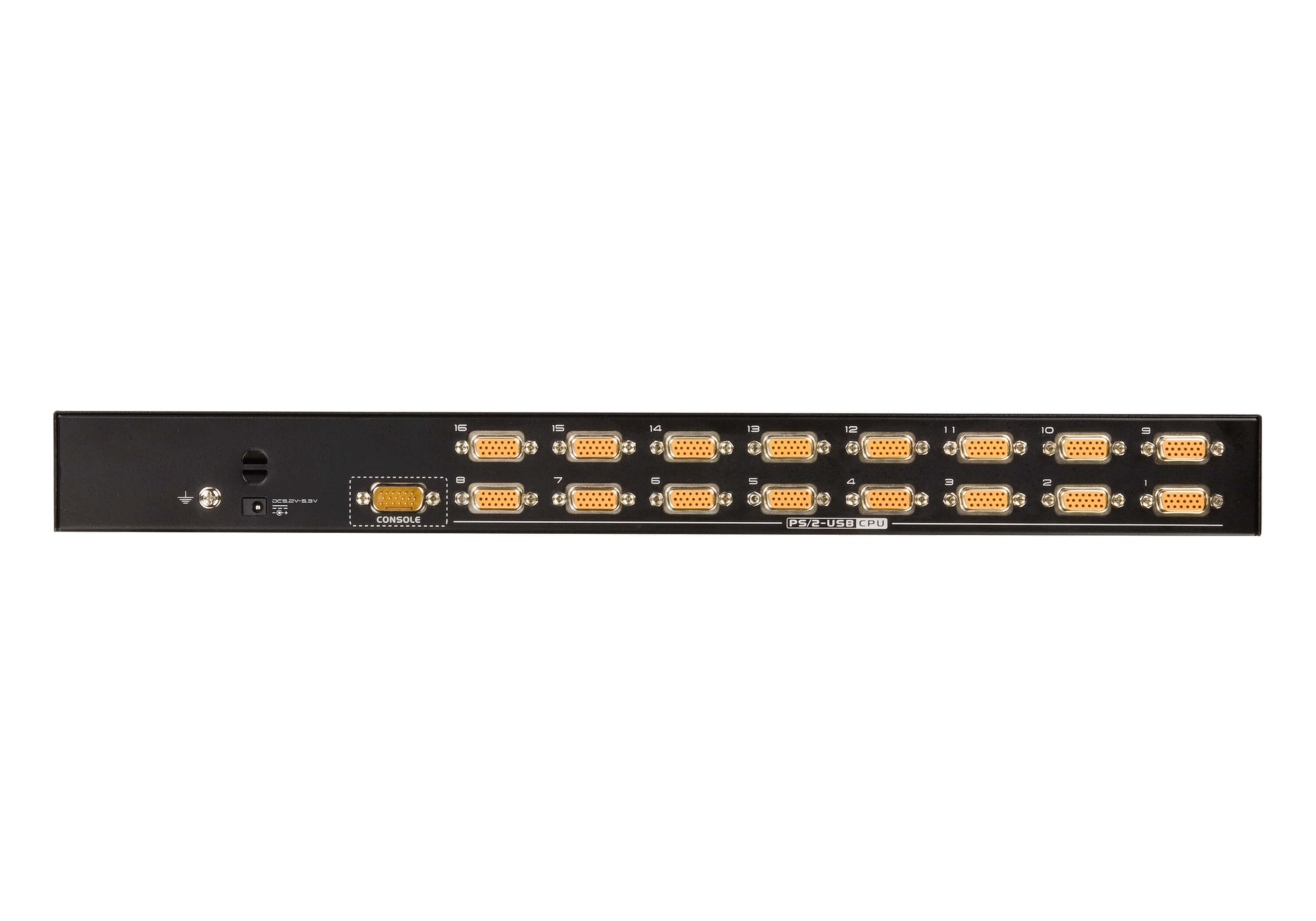 Aten Rackmount KVM Switch 16 Port VGA PS/2-USB, KVM Cables NOT Included, Selection Via Front & USD Menu, Broadcast Mode - Image 2