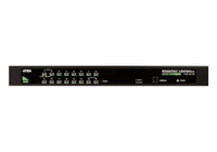 Aten Rackmount KVM Switch 16 Port VGA PS/2-USB, KVM Cables NOT Included, Selection Via Front & USD Menu, Broadcast Mode - Image 3