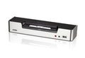 Aten Desktop KVMP Switch 2 Port Dual Display DVI Dual Link w/ audio, 2x Custom KVM Cables Included, 2x USB Port, Selection Via Front Panel - Image 1