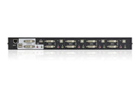 Aten Desktop KVMP Switch 4 Port Dual Display DVI Dual Link w/ audio, 2x Custom KVM Cables Included, 2x USB Port, Selection Via Front Panel - Image 2