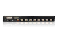 Aten Rackmount KVM Switch 8 Port VGA PS/2-USB, 2x Custom KVM Cables Included, Broadcast Mode, Daisy Chainable for up to 256 Devices - Image 2