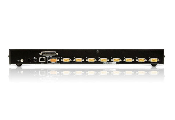 Aten 8 Port Rackmount USB-PS/2 VGA KVMP Over IP Switch with USB 2.0 Hub and Daisy Chain
