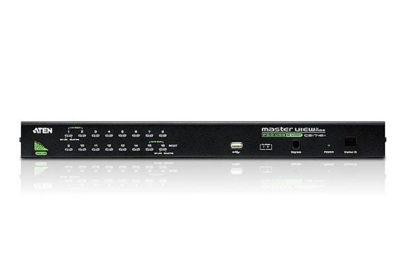 Aten 16 Port Rackmount USB-PS/2 VGA KVMP Switch with USB 2.0 Hub and Daisy Chain, Superior video quality - up to 2048 x 1536; DDC2B - Image 3