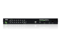Aten 16 Port Rackmount USB-PS/2 VGA KVMP Switch with USB 2.0 Hub and Daisy Chain, Superior video quality - up to 2048 x 1536; DDC2B - Image 3