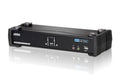 Aten Desktop KVMP Switch 2 Port Single Display DVI w/ 7.1 audio, 2x Custom KVM Cables Included, 2x USB Port, Selection Via Front Panel - Image 1