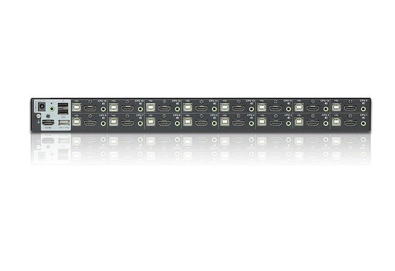 Aten Desktop KVM Switch 16 Port Single Display HDMI w/ audio, 2x Custom KVM Cables Included Only - Image 2