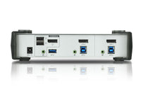 Aten Desktop KVMP Switch 2 Port Single Display DisplayPort w/ audio, Cables Included, 2x USB Port, Selection Via Front Panel - Image 2