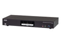 Aten Desktop KVMP Switch 2 Port Dual Display 4k DisplayPort w/ audio, Cables Included, 2x USB Port, Selection Via Front Panel - Image 1