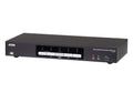 Aten Desktop KVMP Switch 4 Port Dual Display 4k DisplayPort w/ audio, Cables Included, 2x USB Port, Selection Via Front Panel - Image 1