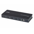 Aten KM Switch 4 Port USB Boundless Switching w/ Audio, Cables Included, Daisy Chain Up to 2 (8 Computers Total) - Image 1