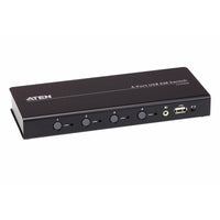 Aten KM Switch 4 Port USB Boundless Switching w/ Audio, Cables Included, Daisy Chain Up to 2 (8 Computers Total) - Image 3