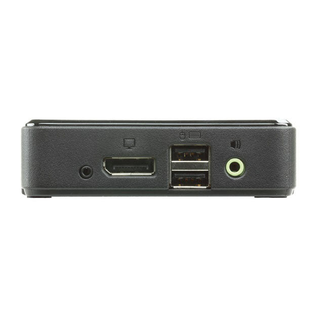 Aten Slim KVM Switch 2 Port Single Display DisplayPort w/ audio, Cables Included, Remote Port Selector, - Image 2