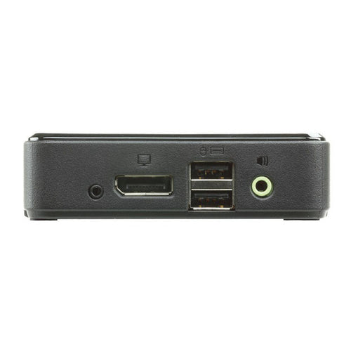 Aten Slim KVM Switch 2 Port Single Display DisplayPort w/ audio, Cables Included, Remote Port Selector, - Image 2