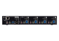 Aten Desktop 4-Port USB 3.0 8K DisplayPort KVMP™ Switch (Cables included) - Image 2