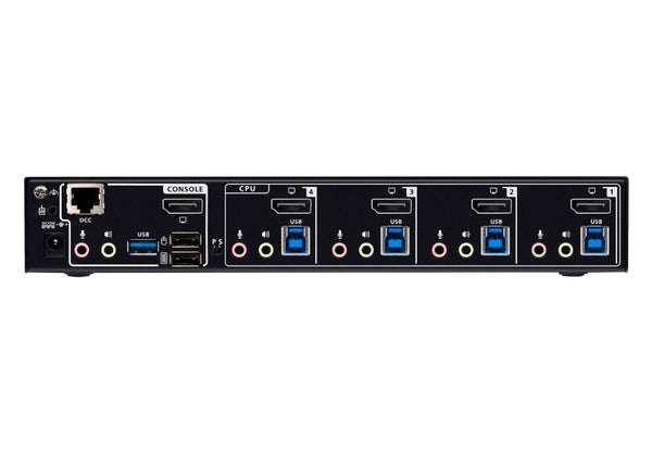 Aten Desktop 4-Port USB 3.0 8K DisplayPort KVMP™ Switch (Cables included)