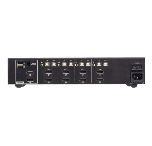 Aten 4-Port USB DisplayPort Dual Display Secure KVM Switch with CAC (PSD PP v4.0 Compliant) - Image 2