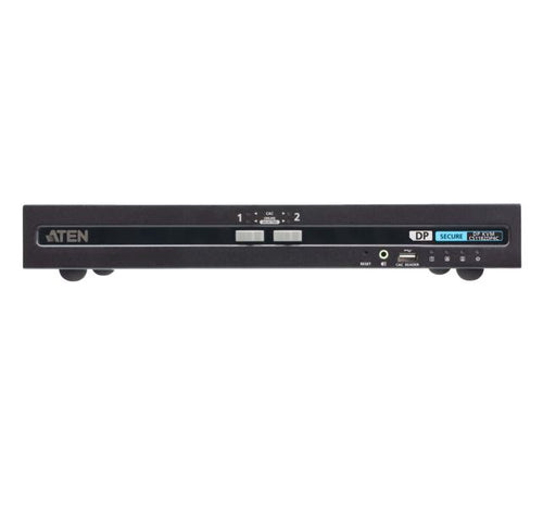 Aten 2-Port USB DisplayPort Secure KVM Switch with CAC (PSD PP v4.0 Compliant) - Image 1