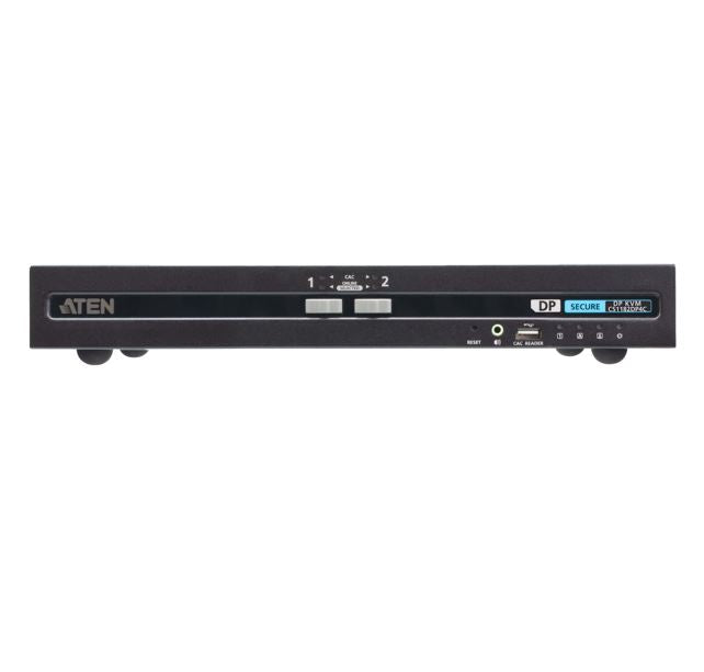 Aten 2-Port USB DisplayPort Secure KVM Switch with CAC (PSD PP v4.0 Compliant) - Image 1
