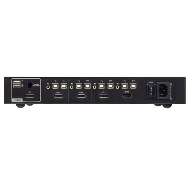 Aten 4-Port USB DisplayPort Secure KVM Switch with CAC (PSD PP v4.0 Compliant) - Image 2