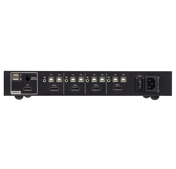 Aten 4-Port USB DisplayPort Secure KVM Switch with CAC (PSD PP v4.0 Compliant)