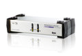 Aten Desktop KVMP Switch 2 Port Dual Display VGA w/ audio, 2x Custom KVM Cables Included, 2x USB Port, Selection Via Front Panel - Image 1