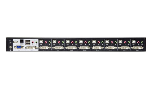 Aten 8 Port USB DVI Dual Link KVM Switch, Video DynaSync, 2.1 Audio, multi-display support by stacking up to four CS1788 units, Mouse and Keyboard emu - Image 2