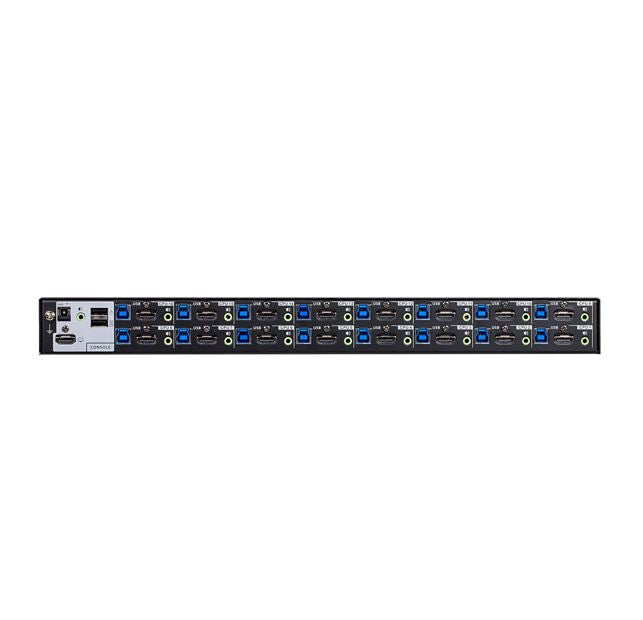 Aten 16-Port USB 3.0 4K HDMI KVM Switch, Port Selection: OSD, Hotkey, Pushbutton, RS-232 Commands - Image 2