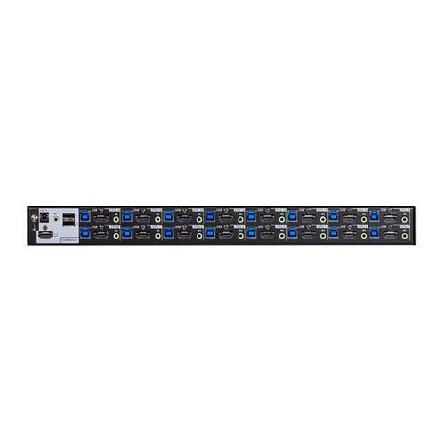 Aten 16-Port USB 3.0 4K HDMI KVM Switch, Port Selection: OSD, Hotkey, Pushbutton, RS-232 Commands - Image 2