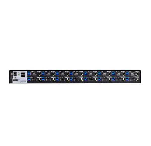 Aten 16-Port USB 3.0 4K HDMI KVM Switch, Port Selection: OSD, Hotkey, Pushbutton, RS-232 Commands