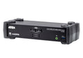 Aten Desktop KVMP Switch 2 Port Single Display 4k HDMI w/ audio mixer mode, Cables Included, Selection Via Front Panel - Image 1