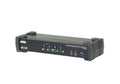 Aten Desktop KVMP Switch 4 Port Single to Dual Display 4k DisplayPort MST w/ audio, Cables Included, 2x USB Port, Selection Via Front Panel - Image 1
