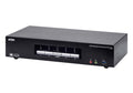 Aten Desktop KVMP Switch 4 Port Triple Display 4k DisplayPort w/ audio, Cables Included, 2x USB Port, Selection Via Front Panel - Image 1