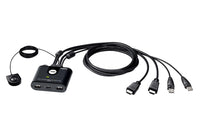 Aten 2-Port USB Full HD HDMI Cable KVM Switch - Image 1