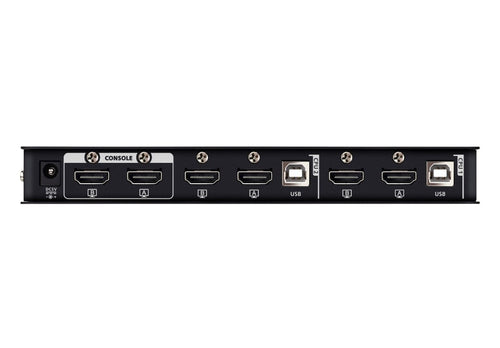 Aten Desktop 2-Port USB 4K HDMI Dual-Display KVMP™ Switch, up to 4096 x 2160 @ 60 Hz, Video DynaSync™, (Cables included) - Image 2
