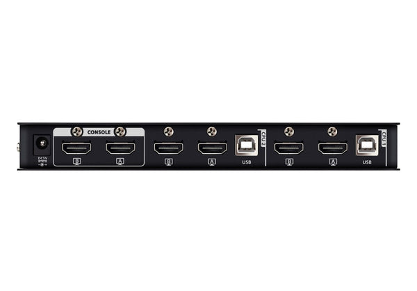 Aten Desktop 2-Port USB 4K HDMI Dual-Display KVMP™ Switch, up to 4096 x 2160 @ 60 Hz, Video DynaSync™, (Cables included)