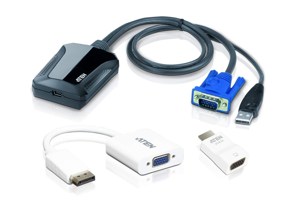 Aten Laptop USB KVM Console Crash Cart Adapter IT Kit - Image 1