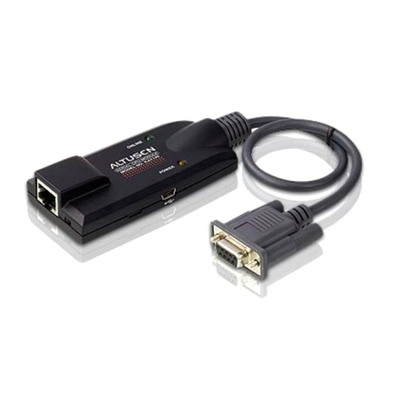 Aten KVM Cable Adapter with RJ45 to Serial Console to suit KN21xxV, KN41xxV, KN21xx, KN41xx, KM series - Image 1