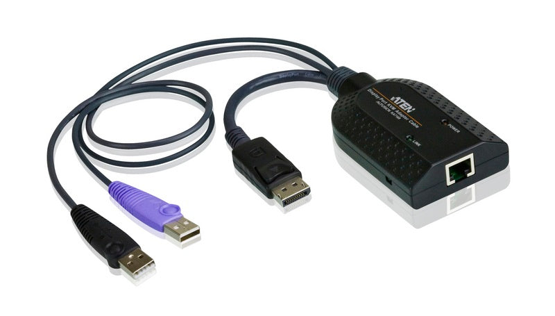 Aten KVM Cable Adapter with RJ45 to DisplayPort & USB to suit KH, KL, KM and KN series - Image 1
