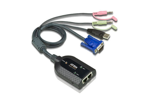 Aten VGA USB Virtual Media KVM Adapter with Audio, Dual Output for KM series - Image 1