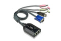 Aten VGA USB Virtual Media KVM Adapter with Audio, Dual Output for KM series - Image 1