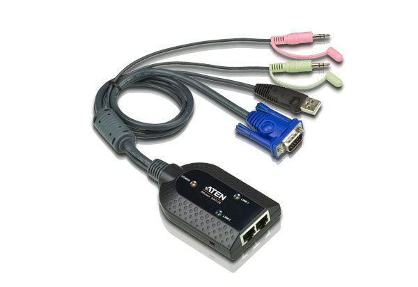 Aten VGA USB Virtual Media KVM Adapter with Audio, Dual Output for KM series - Image 1