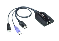 Aten KVM Cable Adapter with RJ45 to DisplayPort (w/ Audio Signal) & USB to suit KM and KN series - Image 1