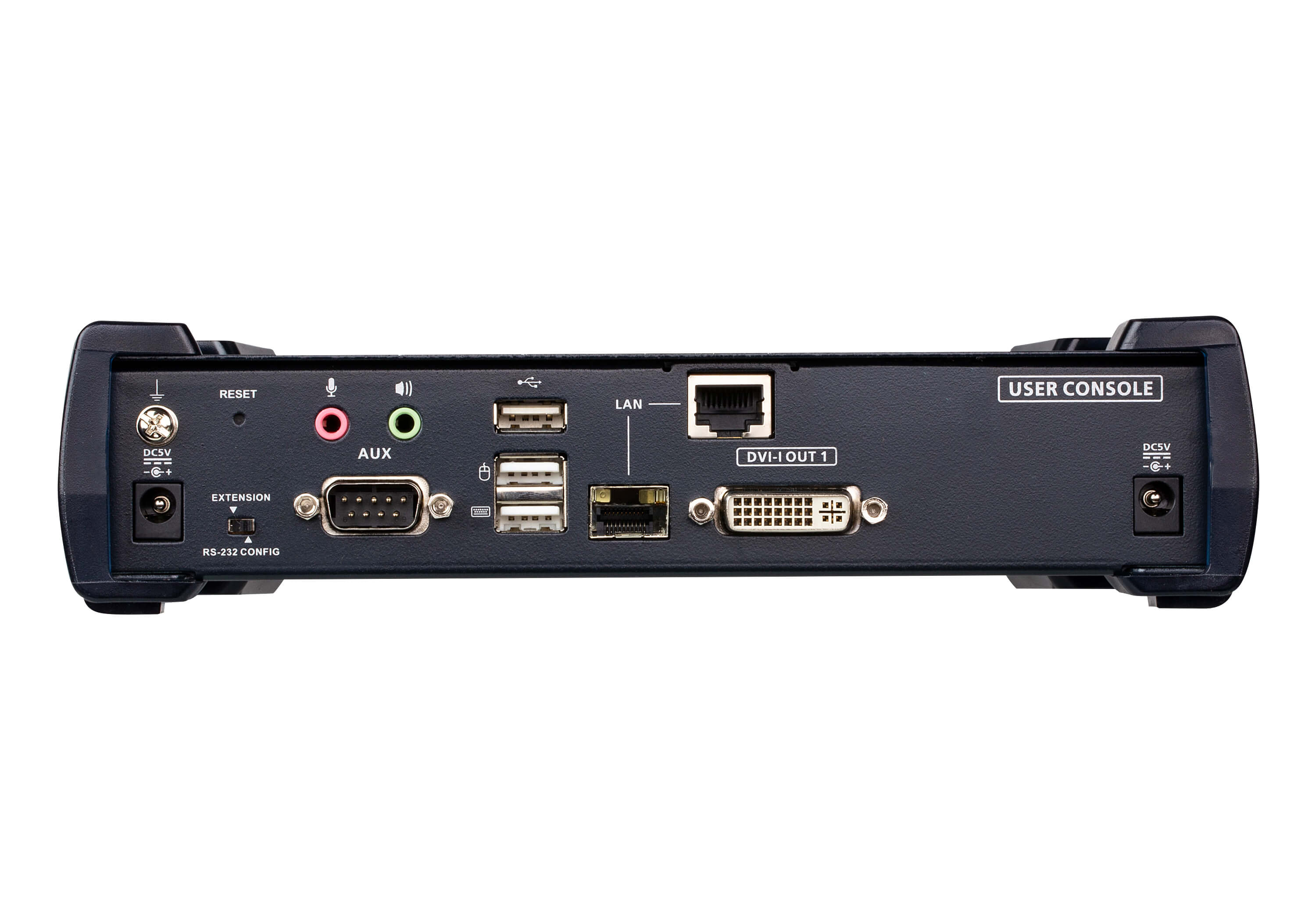 Aten DVI Single Display KVM over IP Receiver with SFP Fibre Optic network Connection - Image 2