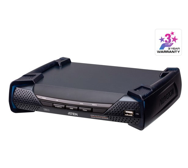 Aten DVI Single Display KVM over IP Receiver with SFP Fibre Optic network Connection - Image 5