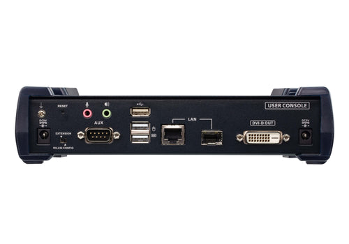 Aten DVI Dual Link KVM over IP Receiver with Dual DC Power, supports up to 2560 x 1600 @ 60 Hz, USB and 3.5mm Audio input and Output - Image 2