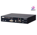 Aten DVI Dual Link KVM over IP Transmitter with DC Power + Power over Ethernet support, supports up to 2560 x 1600 @ 60 Hz, USB and 3.5mm Audio input - Image 1