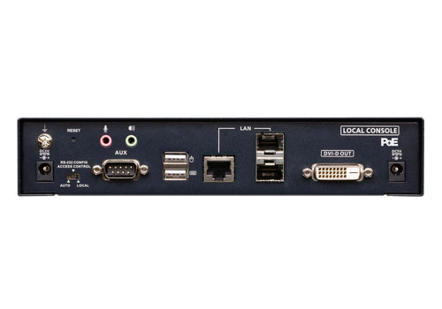 Aten DVI Dual Link KVM over IP Transmitter with DC Power + Power over Ethernet support, supports up to 2560 x 1600 @ 60 Hz, USB and 3.5mm Audio input - Image 2